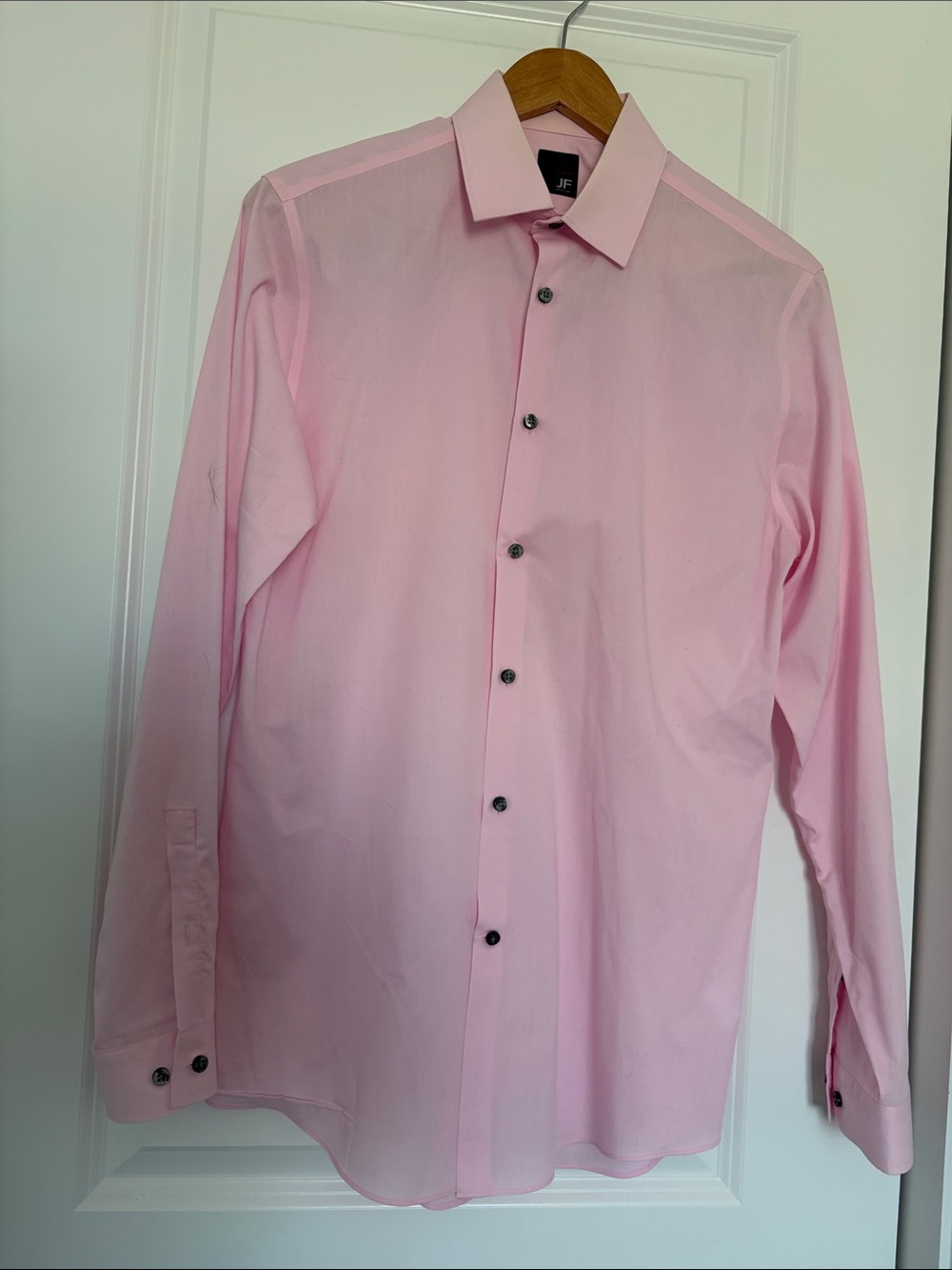 jf j.ferrar Pink Long-Sleeve Dress Shirt